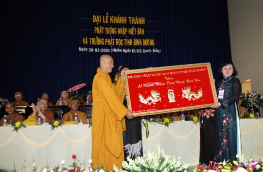 Chùm ảnh: Đại lễ khánh thành tượng Phật nhập Niết bàn dài nhất VN