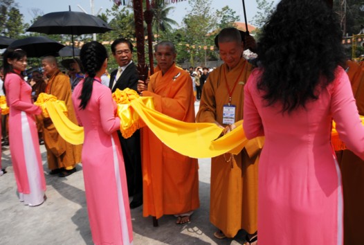 Chùm ảnh: Đại lễ khánh thành tượng Phật nhập Niết bàn dài nhất VN