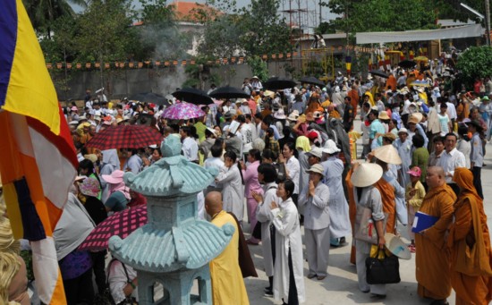 Chùm ảnh: Đại lễ khánh thành tượng Phật nhập Niết bàn dài nhất VN