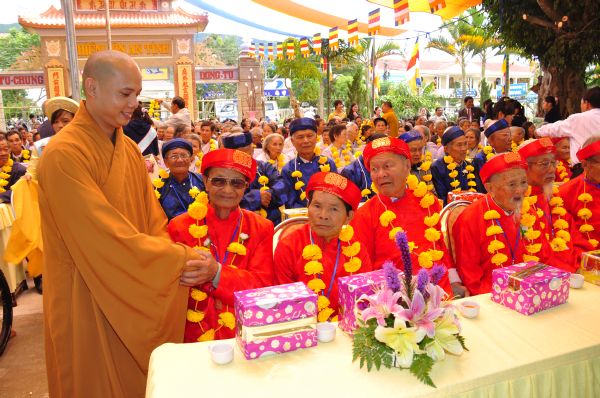 Lâm Đồng: Đại lễ Vu lan Báo hiếu và mừng thọ 600 cụ tại chùa Giác Hải