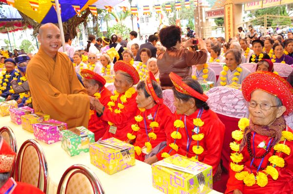 Lâm Đồng: Đại lễ Vu lan Báo hiếu và mừng thọ 600 cụ tại chùa Giác Hải