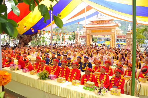 Lâm Đồng: Đại lễ Vu lan Báo hiếu và mừng thọ 600 cụ tại chùa Giác Hải