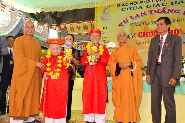 Lâm Đồng: Đại lễ Vu lan Báo hiếu và mừng thọ 600 cụ tại chùa Giác Hải
