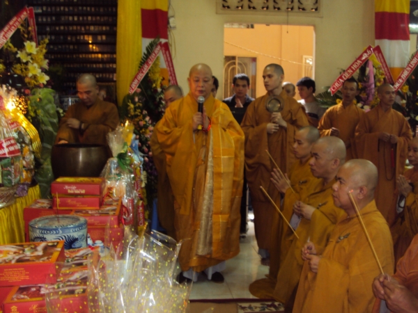 Chùm ảnh: Chùa Giác Ngộ tổ chức lễ húy kỵ cố viện chủ HT thượng Thiện hạ Huệ