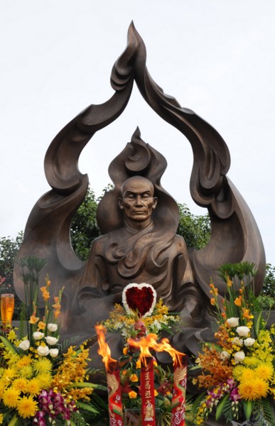TP.HCM: Khánh thành tượng đài Bồ tát Thích Quảng Đức