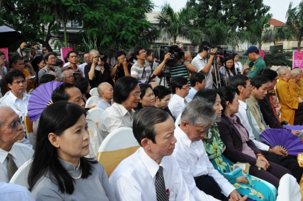 TP.HCM: Khánh thành tượng đài Bồ tát Thích Quảng Đức