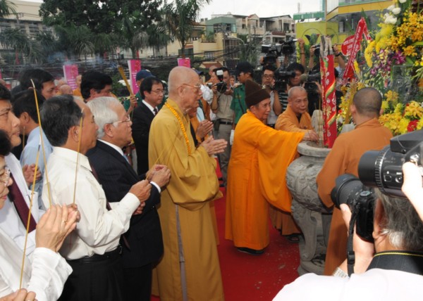 TP.HCM: Khánh thành tượng đài Bồ tát Thích Quảng Đức