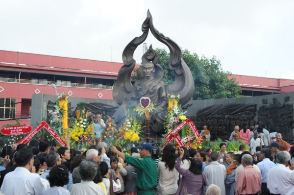TP.HCM: Khánh thành tượng đài Bồ tát Thích Quảng Đức