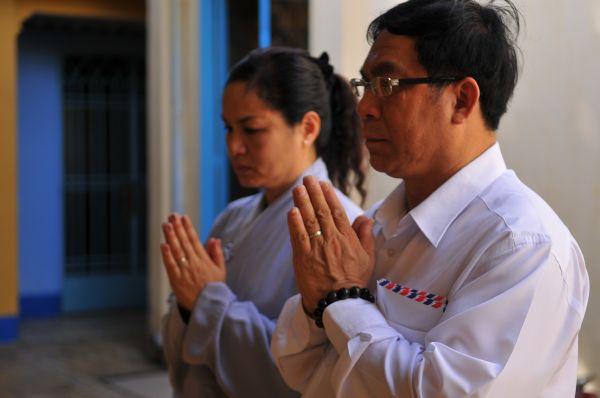 Hơn 1000 Phật tử dự lễ khai thỉnh Đại hồng chung và đại lễ Vu lan &quot;Ấm áp tình thương&quot; tại chùa Giác Nguyên - Tp. HCM