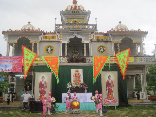 Chùa Quan Âm, Đồng Tháp tưng bừng chuẩn bị đại lễ Vu lan Báo hiếu