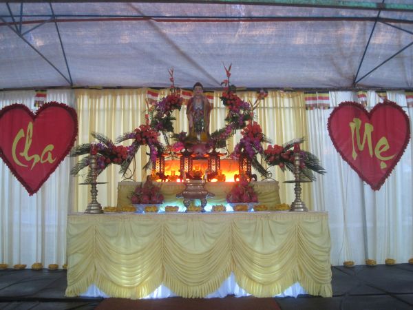 Chùa Quan Âm, Đồng Tháp tưng bừng chuẩn bị đại lễ Vu lan Báo hiếu