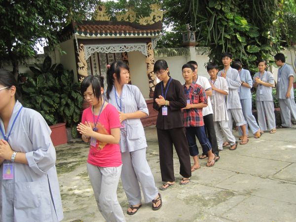 Chùm ảnh sinh hoạt khóa tu Hương sen mùa hạ