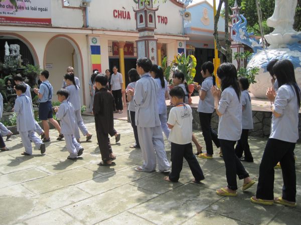Chùm ảnh sinh hoạt khóa tu Hương sen mùa hạ