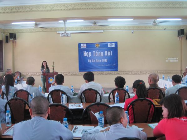 TP.HCM: HVPGVN tại TP.HCM, Ban tiếp nhận và Điều phối HIV/AIDS họp tổng kết dự án giai đoạn 2007 - 2010