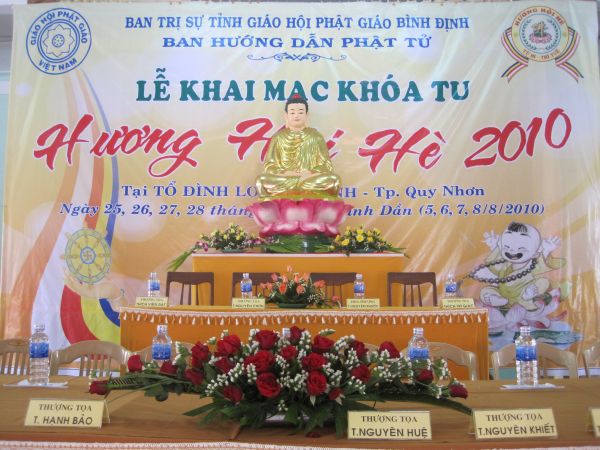 Bình Định – Chính thức khai mạc khóa tu Hương hội hè lần IV 2010