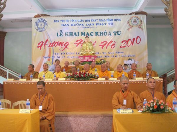 Bình Định – Chính thức khai mạc khóa tu Hương hội hè lần IV 2010