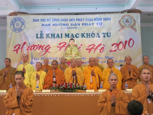 Bình Định – Chính thức khai mạc khóa tu Hương hội hè lần IV 2010
