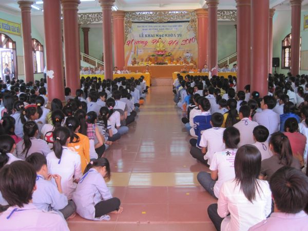 Bình Định – Chính thức khai mạc khóa tu Hương hội hè lần IV 2010
