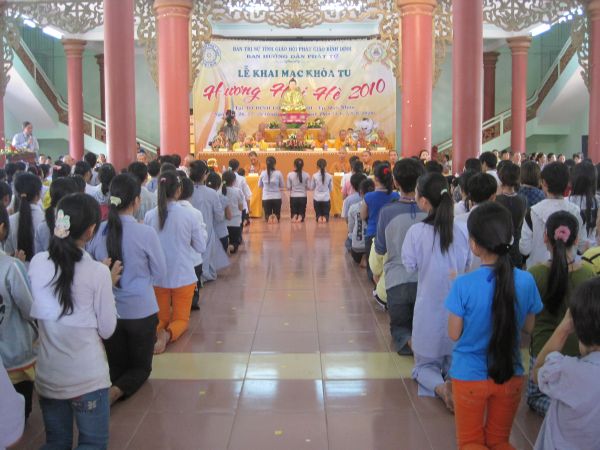 Bình Định – Chính thức khai mạc khóa tu Hương hội hè lần IV 2010