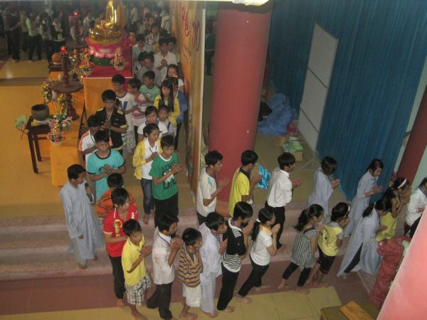 Chùm ảnh sinh hoạt ngày thứ ba khóa tu Hương hội hè - Bình Định