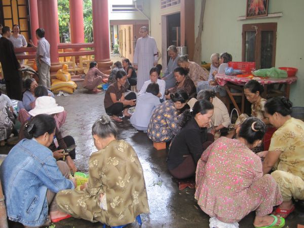 Chùm ảnh sinh hoạt ngày thứ ba khóa tu Hương hội hè - Bình Định