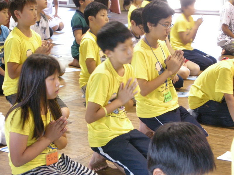 Hình ảnh  khóa tu mùa Hè cho Thanh thiếu niên  tại Tổ đình Hải Ấn Cổ Tự (Haeinsa) Hàn Quốc