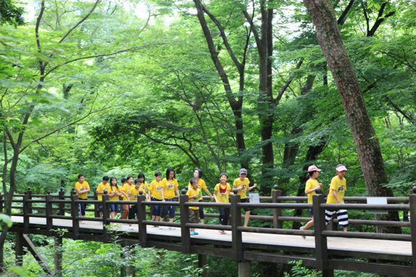 Hình ảnh  khóa tu mùa Hè cho Thanh thiếu niên  tại Tổ đình Hải Ấn Cổ Tự (Haeinsa) Hàn Quốc