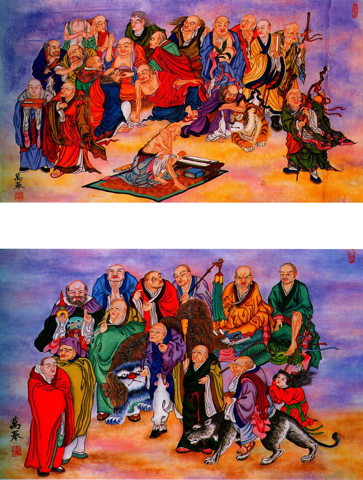 Hòa thượng Lý Vạn Phụng Hòa thượng (Lee Manbong) bậc thầy quốc gia Hàn Quốc về Nghệ thuật Phật giáo.