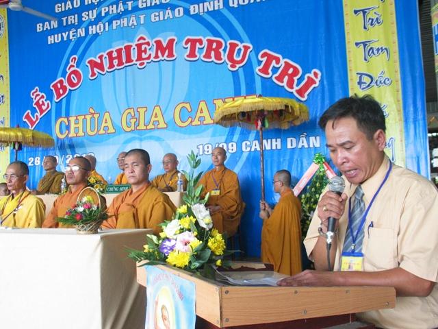 Đồng Nai - Lễ bổ nhiệm trụ trì chùa Gia Canh