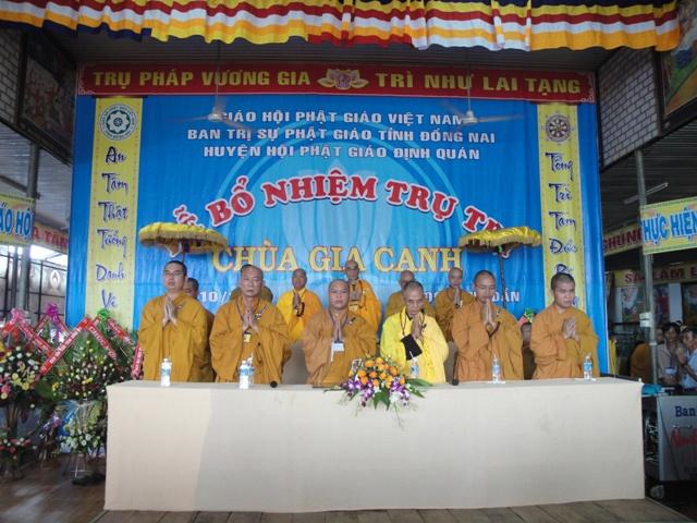 Đồng Nai - Lễ bổ nhiệm trụ trì chùa Gia Canh