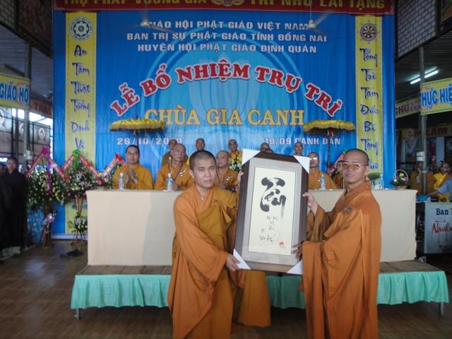 Đồng Nai - Lễ bổ nhiệm trụ trì chùa Gia Canh