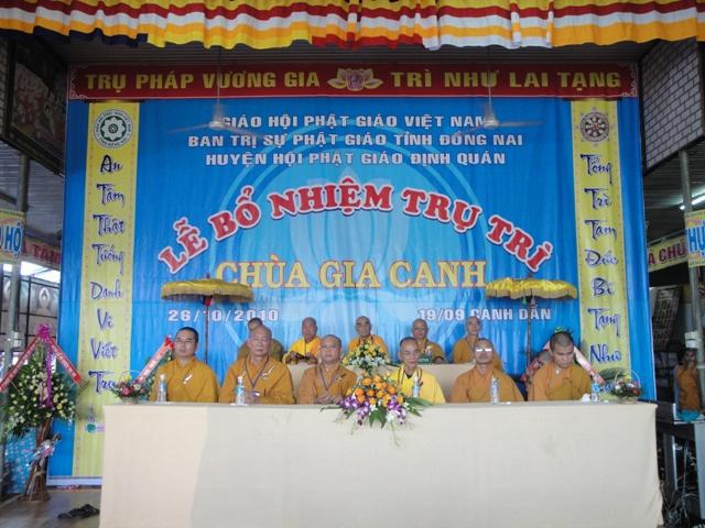 Đồng Nai - Lễ bổ nhiệm trụ trì chùa Gia Canh