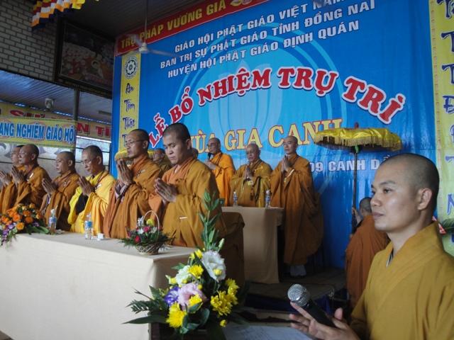 Đồng Nai - Lễ bổ nhiệm trụ trì chùa Gia Canh