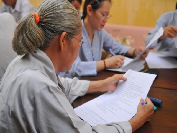 TP.HCM: Hội thi giáo lý dành cho cư sĩ Phật tử huyện Hóc Môn