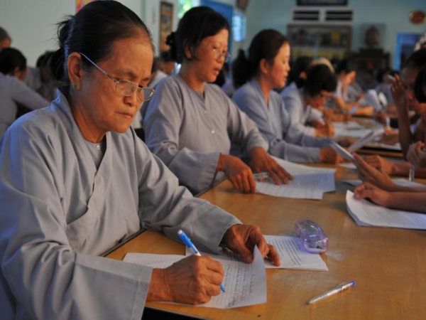 TP.HCM: Hội thi giáo lý dành cho cư sĩ Phật tử huyện Hóc Môn
