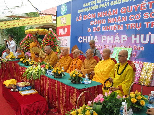 Lễ bổ nhiệm trụ trì chùa Pháp Hưng