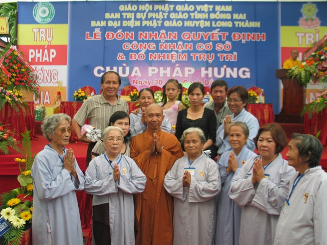 Lễ bổ nhiệm trụ trì chùa Pháp Hưng