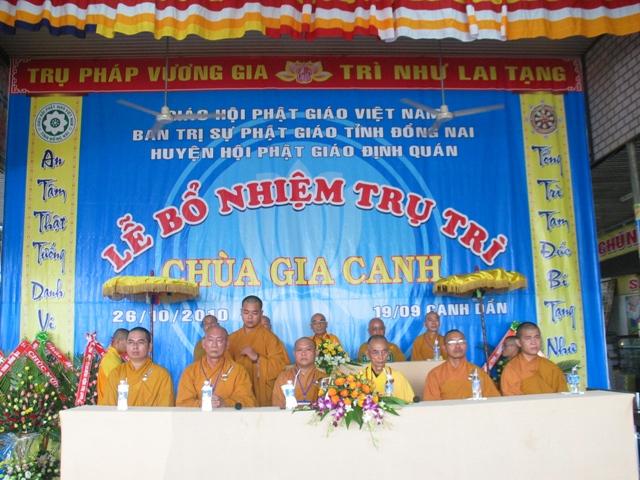 Đồng Nai - Lễ bổ nhiệm trụ trì chùa Gia Canh