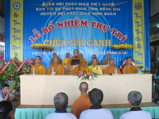Đồng Nai - Lễ bổ nhiệm trụ trì chùa Gia Canh