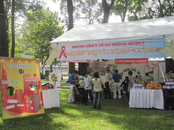 Chùm ảnh Hội trại Thành Phố Hồ Chí Minh 20 năm đương đầu với đại dịch HIV/AIDS