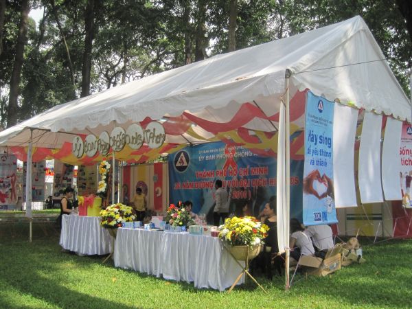 Chùm ảnh Hội trại Thành Phố Hồ Chí Minh 20 năm đương đầu với đại dịch HIV/AIDS