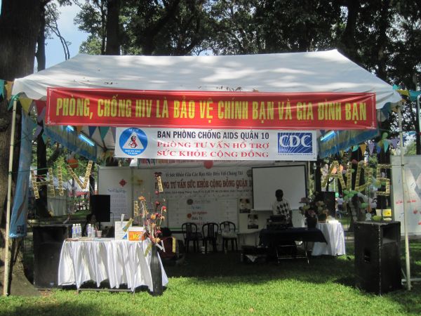 Chùm ảnh Hội trại Thành Phố Hồ Chí Minh 20 năm đương đầu với đại dịch HIV/AIDS