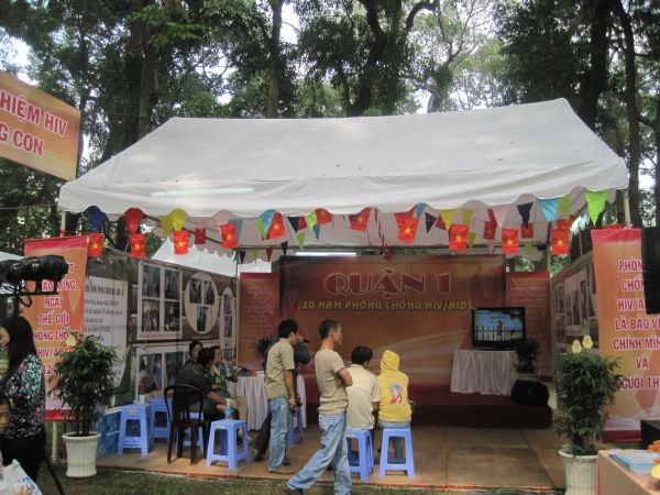 Chùm ảnh Hội trại Thành Phố Hồ Chí Minh 20 năm đương đầu với đại dịch HIV/AIDS