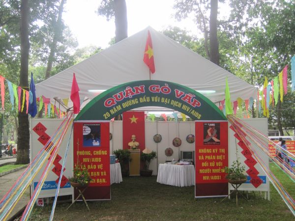 Chùm ảnh Hội trại Thành Phố Hồ Chí Minh 20 năm đương đầu với đại dịch HIV/AIDS