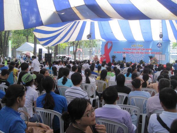 Chùm ảnh Hội trại Thành Phố Hồ Chí Minh 20 năm đương đầu với đại dịch HIV/AIDS