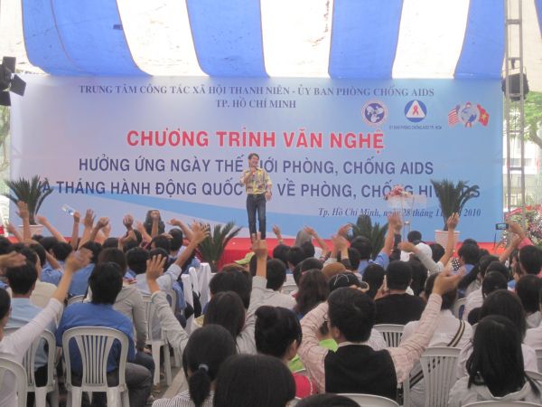 Chùm ảnh Hội trại Thành Phố Hồ Chí Minh 20 năm đương đầu với đại dịch HIV/AIDS
