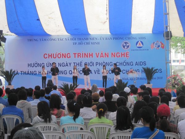 Chùm ảnh Hội trại Thành Phố Hồ Chí Minh 20 năm đương đầu với đại dịch HIV/AIDS