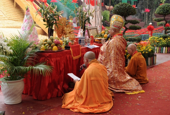 Đại lễ an vị thánh tượng Bồ Tát Quán Thế Âm lớn nhất Việt Nam tại Suối Tiên