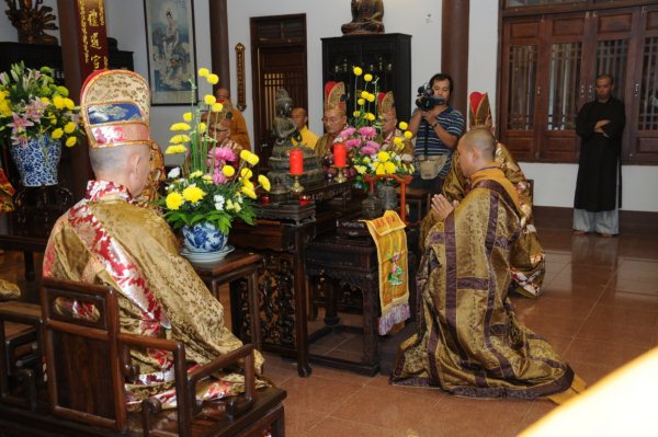 Đại Giới Đàn Cam Lộ: Lễ Cung An Chức Sự - Ngày 25/10/2010