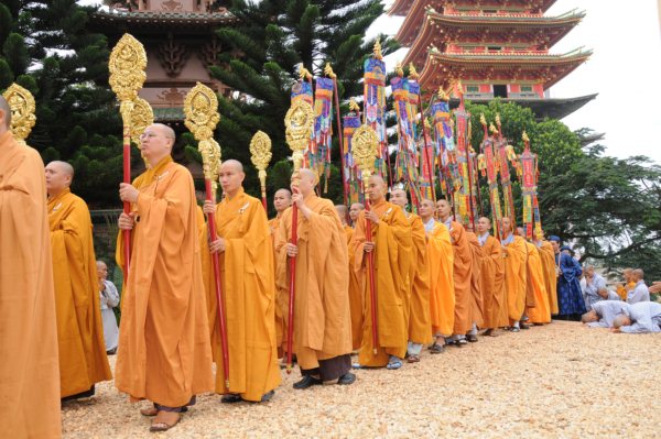 Đại Giới Đàn Cam Lộ: Lễ Cung An Chức Sự - Ngày 25/10/2010